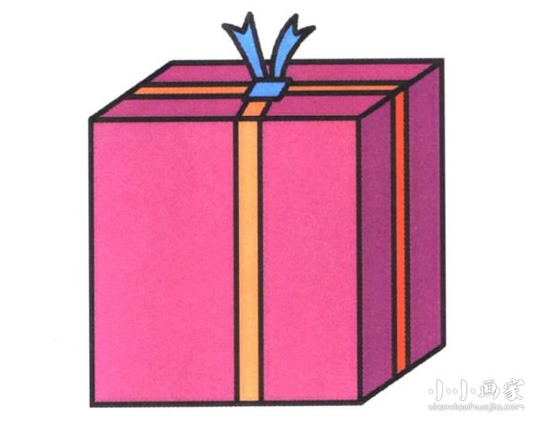 礼盒简笔画画法图片步骤- www.chuantongba.top