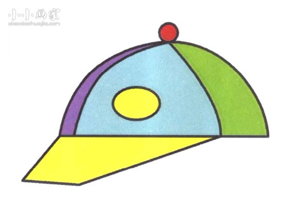 可爱运动帽简笔画画法图片步骤- www.chuantongba.top