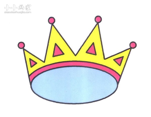 国王皇冠简笔画画法图片步骤- www.chuantongba.top