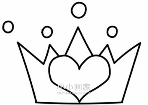简单皇冠简笔画画法图片步骤- www.chuantongba.top
