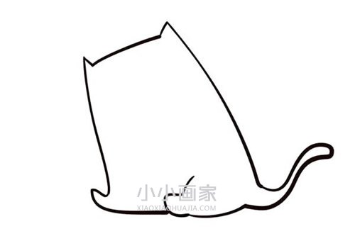 小猫钓鱼简笔画画法图片步骤- www.chuantongba.top