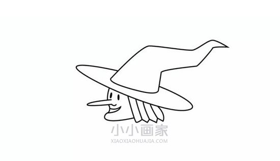 飞行的女巫简笔画画法图片步骤- www.chuantongba.top