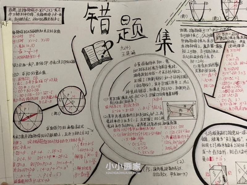 九年级数学错题手抄报图片漂亮一等奖- www.chuantongba.top