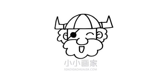 维京海盗简笔画画法图片步骤- www.chuantongba.top