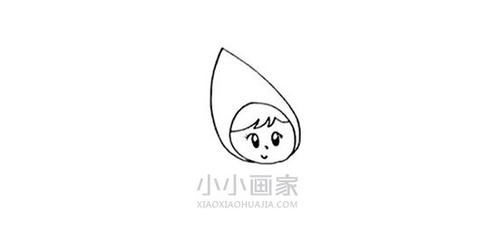 彩色小红帽简笔画画法图片步骤- www.chuantongba.top