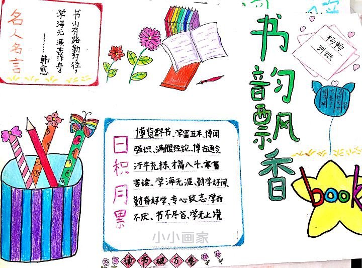 我爱阅读手抄报图片简单四年级- www.chuantongba.top