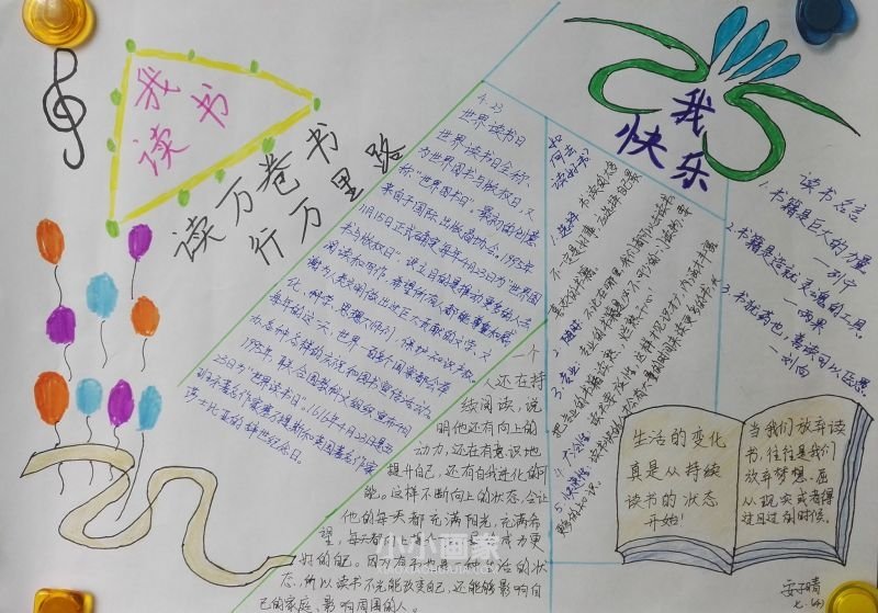 读好书手抄报内容简单七年级- www.chuantongba.top