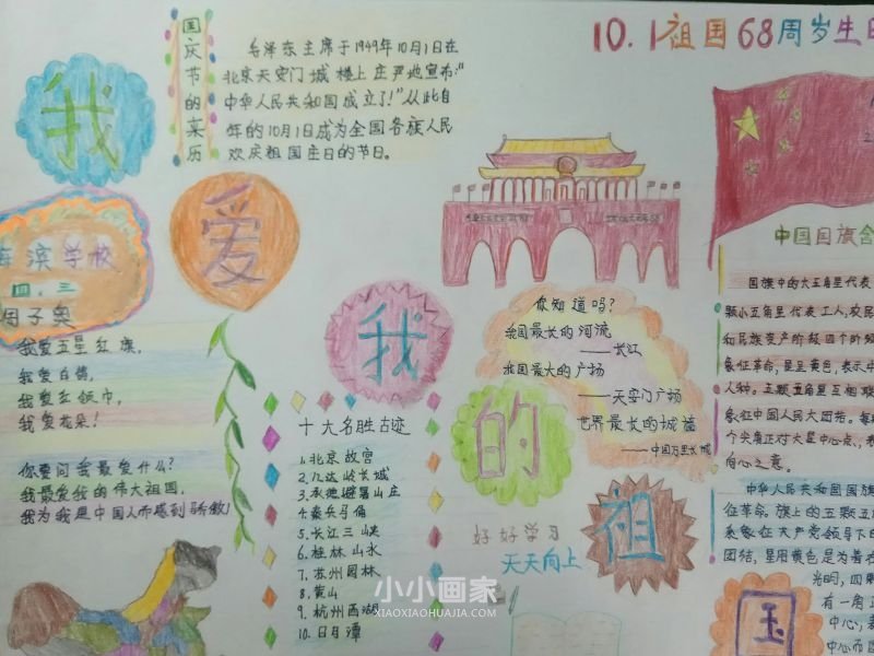 小学生庆祝国庆手抄报内容简单- www.chuantongba.top