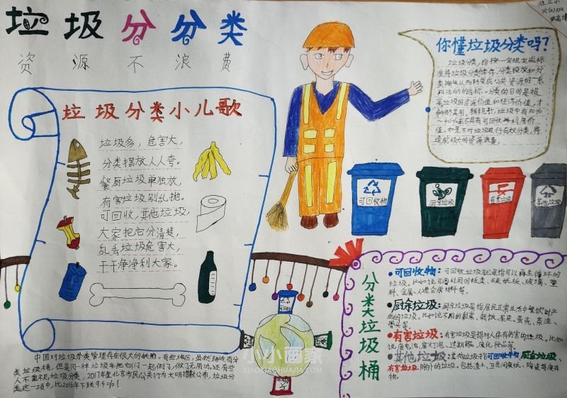 垃圾分分类资源不浪费手抄报内容图片简单六年级- www.chuantongba.top